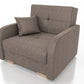SINGLE SOFA BED OLA I 103cm CHOICE OF COLOR / FOAMDimensions :HEIGHT 85CMDEEPTH 95CMWIDHT 103CMSLEEPING AREA 80X195 cm(no possibility to change dimensions) +/- 3The sofa is made of a wooden frame, the sleeping surface is made of PUR T30 / 42 foam. The sof