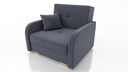 SINGLE SOFA BED OLA I 103cm CHOICE OF COLOR / FOAMDimensions :HEIGHT 85CMDEEPTH 95CMWIDHT 103CMSLEEPING AREA 80X195 cm(no possibility to change dimensions) +/- 3The sofa is made of a wooden frame, the sleeping surface is made of PUR T30 / 42 foam. The sof