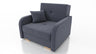 SINGLE SOFA BED OLA I 103cm CHOICE OF COLOR / FOAMDimensions :HEIGHT 85CMDEEPTH 95CMWIDHT 103CMSLEEPING AREA 80X195 cm(no possibility to change dimensions) +/- 3The sofa is made of a wooden frame, the sleeping surface is made of PUR T30 / 42 foam. The sof