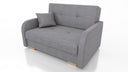 TWO SEATER SOFA BED OLA II 136CM CHOICE OF COLOR / FOAMDimensions :HEIGHT 85CMDEEPTH 95CMWIDHT 136CMSLEEPING AREA 113x195cm(no possibility to change dimensions) +/- 3The sofa is made of a wooden frame, the sleeping surface is made of PUR T30 / 42 foam. Th