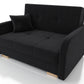 TWO SEATER SOFA BED OLA II 136CM CHOICE OF COLOR / FOAMDimensions :HEIGHT 85CMDEEPTH 95CMWIDHT 136CMSLEEPING AREA 113x195cm(no possibility to change dimensions) +/- 3The sofa is made of a wooden frame, the sleeping surface is made of PUR T30 / 42 foam. Th