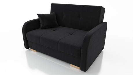 TWO SEATER SOFA BED OLA II 136CM CHOICE OF COLOR / FOAMDimensions :HEIGHT 85CMDEEPTH 95CMWIDHT 136CMSLEEPING AREA 113x195cm(no possibility to change dimensions) +/- 3The sofa is made of a wooden frame, the sleeping surface is made of PUR T30 / 42 foam. Th