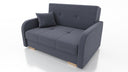 TWO SEATER SOFA BED OLA II 136CM CHOICE OF COLOR / FOAMDimensions :HEIGHT 85CMDEEPTH 95CMWIDHT 136CMSLEEPING AREA 113x195cm(no possibility to change dimensions) +/- 3The sofa is made of a wooden frame, the sleeping surface is made of PUR T30 / 42 foam. Th