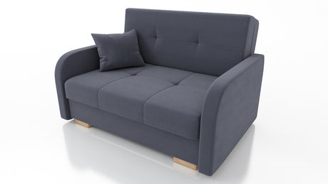 TWO SEATER SOFA BED OLA II 136CM CHOICE OF COLOR / FOAMDimensions :HEIGHT 85CMDEEPTH 95CMWIDHT 136CMSLEEPING AREA 113x195cm(no possibility to change dimensions) +/- 3The sofa is made of a wooden frame, the sleeping surface is made of PUR T30 / 42 foam. Th