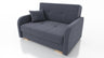 TWO SEATER SOFA BED OLA II 136CM CHOICE OF COLOR / FOAMDimensions :HEIGHT 85CMDEEPTH 95CMWIDHT 136CMSLEEPING AREA 113x195cm(no possibility to change dimensions) +/- 3The sofa is made of a wooden frame, the sleeping surface is made of PUR T30 / 42 foam. Th