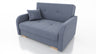 TWO SEATER SOFA BED OLA II 136CM CHOICE OF COLOR / FOAMDimensions :HEIGHT 85CMDEEPTH 95CMWIDHT 136CMSLEEPING AREA 113x195cm(no possibility to change dimensions) +/- 3The sofa is made of a wooden frame, the sleeping surface is made of PUR T30 / 42 foam. Th
