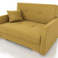 TWO SEATER SOFA BED OLA II 136CM CHOICE OF COLOR / FOAMDimensions :HEIGHT 85CMDEEPTH 95CMWIDHT 136CMSLEEPING AREA 113x195cm(no possibility to change dimensions) +/- 3The sofa is made of a wooden frame, the sleeping surface is made of PUR T30 / 42 foam. Th