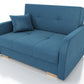 TWO SEATER SOFA BED OLA II 136CM CHOICE OF COLOR / FOAMDimensions :HEIGHT 85CMDEEPTH 95CMWIDHT 136CMSLEEPING AREA 113x195cm(no possibility to change dimensions) +/- 3The sofa is made of a wooden frame, the sleeping surface is made of PUR T30 / 42 foam. Th