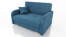 TWO SEATER SOFA BED OLA II 136CM CHOICE OF COLOR / FOAMDimensions :HEIGHT 85CMDEEPTH 95CMWIDHT 136CMSLEEPING AREA 113x195cm(no possibility to change dimensions) +/- 3The sofa is made of a wooden frame, the sleeping surface is made of PUR T30 / 42 foam. Th