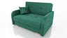 TWO SEATER SOFA BED OLA II 136CM CHOICE OF COLOR / FOAMDimensions :HEIGHT 85CMDEEPTH 95CMWIDHT 136CMSLEEPING AREA 113x195cm(no possibility to change dimensions) +/- 3The sofa is made of a wooden frame, the sleeping surface is made of PUR T30 / 42 foam. Th