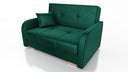 TWO SEATER SOFA BED OLA II 136CM CHOICE OF COLOR / FOAMDimensions :HEIGHT 85CMDEEPTH 95CMWIDHT 136CMSLEEPING AREA 113x195cm(no possibility to change dimensions) +/- 3The sofa is made of a wooden frame, the sleeping surface is made of PUR T30 / 42 foam. Th