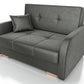 TWO SEATER SOFA BED OLA II 136CM CHOICE OF COLOR / FOAMDimensions :HEIGHT 85CMDEEPTH 95CMWIDHT 136CMSLEEPING AREA 113x195cm(no possibility to change dimensions) +/- 3The sofa is made of a wooden frame, the sleeping surface is made of PUR T30 / 42 foam. Th