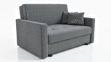 NEW! 2 SEATER SOFA BED SMART II 137CM CHOICE OF COLORS / SPRINGS + FOAM - Anna Furniture
