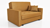 NEW! 2 SEATER SOFA BED SMART II 137CM CHOICE OF COLORS / SPRINGS + FOAM - Anna Furniture