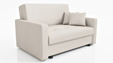 NEW! 2 SEATER SOFA BED SMART II 137CM CHOICE OF COLORS / SPRINGS + FOAM - Anna Furniture