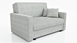 NEW! 2 SEATER SOFA BED SMART II 137CM CHOICE OF COLORS / SPRINGS + FOAM - Anna Furniture