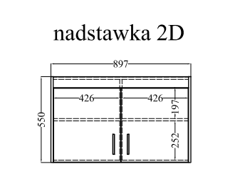 WARDROBE SELENA 2D 3S 90CM *AVAILABLE IN 3 COLORS*AVAILABLE IN 3 COLORSSONOMA, WHITE AND LEFKAS OAK Dimensions: 897 x 1905 x 530 mm (W x H x D) Number of packages: 2 Front: - laminated board 15 mm - the melamine edging - handle: 128 mm / plastic The body: