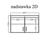 WARDROBE SELENA 2D 3S 90CM *AVAILABLE IN 3 COLORS*AVAILABLE IN 3 COLORSSONOMA, WHITE AND LEFKAS OAK Dimensions: 897 x 1905 x 530 mm (W x H x D) Number of packages: 2 Front: - laminated board 15 mm - the melamine edging - handle: 128 mm / plastic The body: