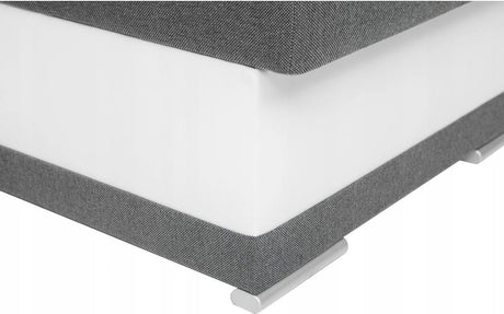 CORNER SOFA BED DINA 236CM 2X STORAGE SPACE CHOICE OF COLOR UNIVERSAL CORNER RIGHT/LEFT CORNER / BONELL SPRINGS + FOAM - Anna Furniture