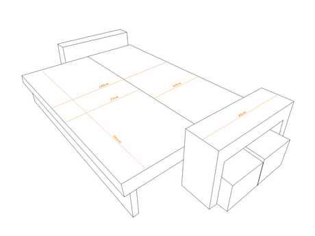 SOFA BED BALI 236CM / BONELL SPRINGS + FOAMFEATURES:BONELL SPRINGS + T28 FOAM 3 X LARGE BACKREST PILLOWS 2X SMALLER CUSHIONS 1X STORAGE SPACE 2X STOOLBed-folding function DL SYSTEM (The unfolding process involves gently lifting the seat up, extending it a