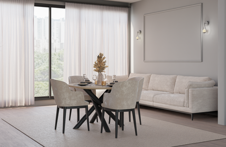 OSLO DINING TABLE LINDBERG OAK 138X100CM - Anna Furniture