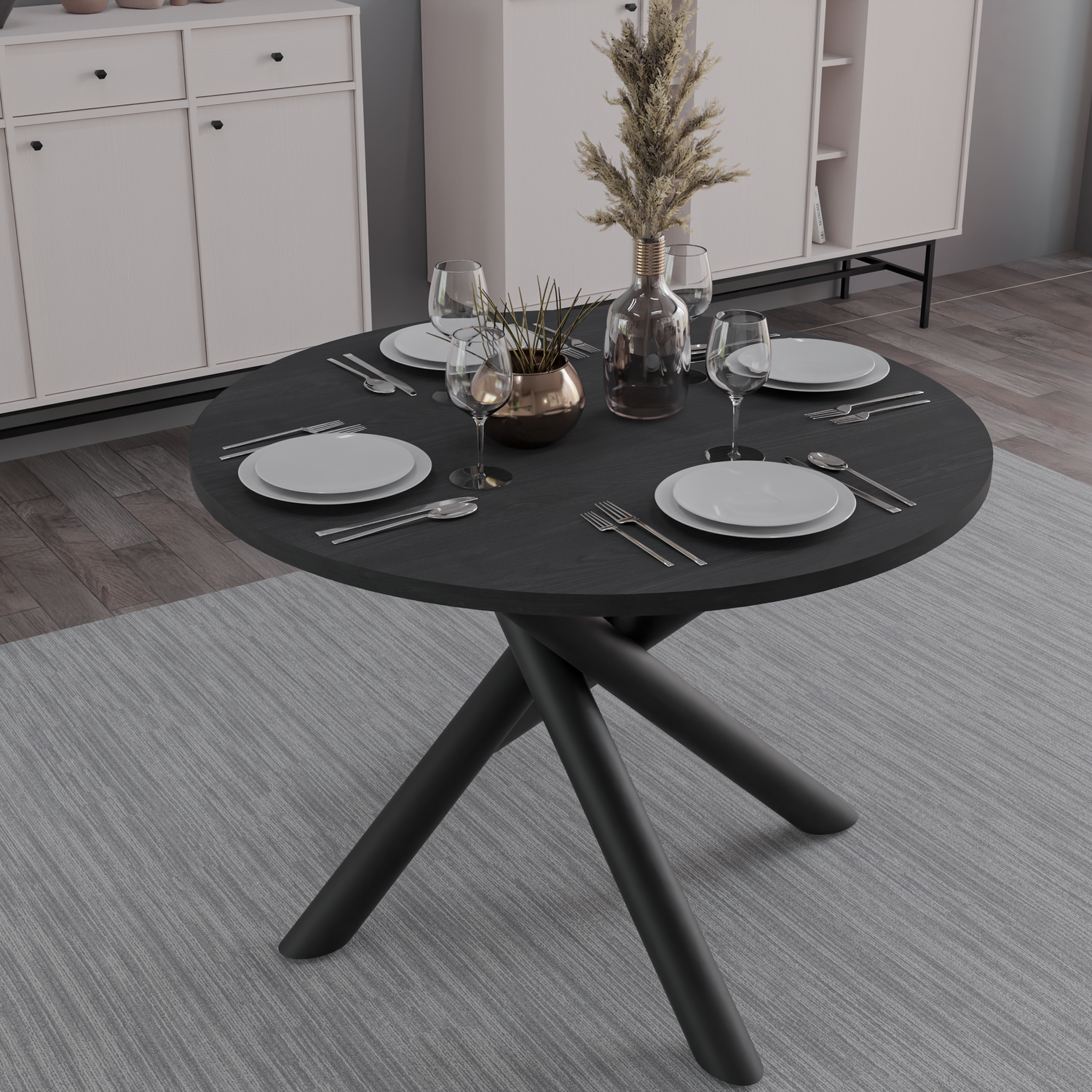 OSLO DINING TABLE PORTLAND ASH 110CM