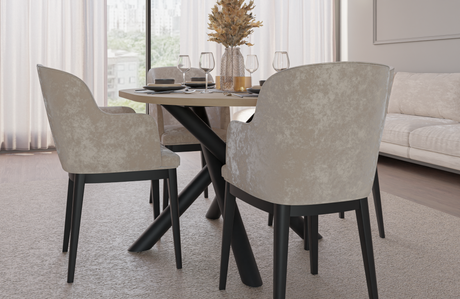 OSLO DINING TABLE LINDBERG OAK 138X100CM - Anna Furniture