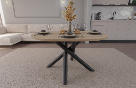 OSLO DINING TABLE LINDBERG OAK 138X100CM - Anna Furniture