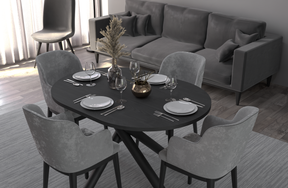 OSLO DINING TABLE PORTLAND ASH 138X110CM - Anna Furniture