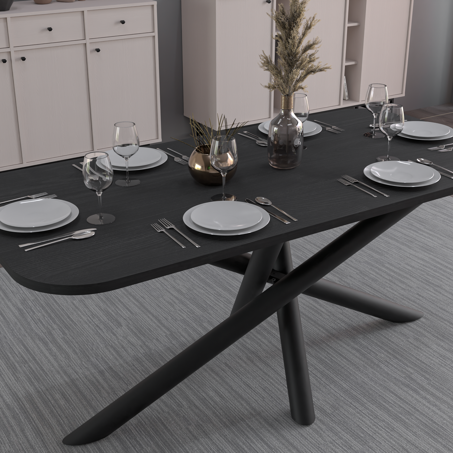 OSLO DINING TABLE PORTLAND ASH 185X90CM