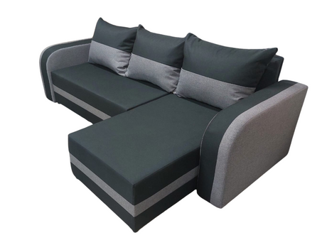 CORNER SOFA BED FLORIDA 238CM universal RIGHT/LEFT CORNER / FOAMTHIS MODEL IN UNIVERSAL WHICH MEANS YOU CAN CHOOSE CORNER SIDE DURING ASSEMBLY3x PILLOWS INCLUDED1X STORAGE SPACESLEEPING FUNCTIONSAWANA FABRICDIMENTIONSWidth: 238 cmDepth: 138cmSleeping area