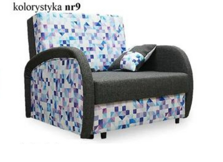 SINGLE SOFA BED SUZIE 97CM CHOICE OF COLORS / FOAMDimensions :- width 97 cm- height 85 cm- depth 95 cm- area sleeping 80/195 cm +/- 3The sofa is made of a wooden frame, the sleeping surface is made of PUR T30 / 42 foam.The sofa is unfolded using an automa