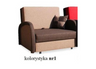 SINGLE SOFA BED SUZIE 97CM CHOICE OF COLORS / FOAMDimensions :- width 97 cm- height 85 cm- depth 95 cm- area sleeping 80/195 cm +/- 3The sofa is made of a wooden frame, the sleeping surface is made of PUR T30 / 42 foam.The sofa is unfolded using an automa