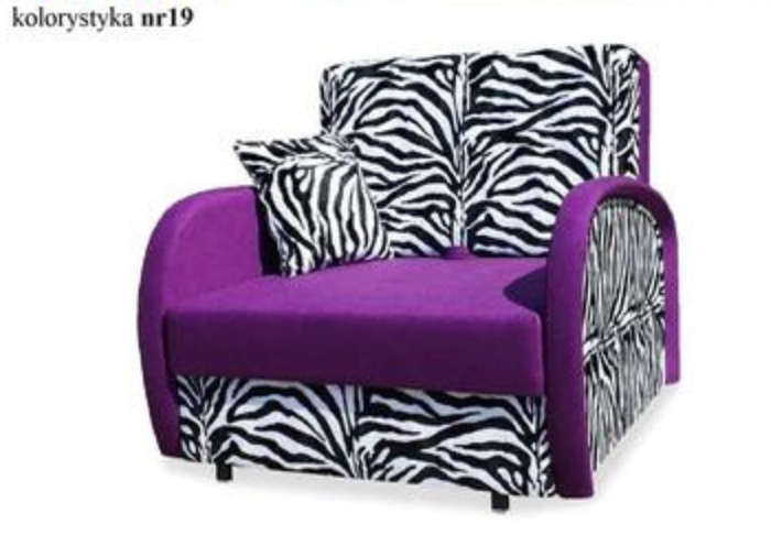 SINGLE SOFA BED SUZIE 97CM CHOICE OF COLORS / FOAMDimensions :- width 97 cm- height 85 cm- depth 95 cm- area sleeping 80/195 cm +/- 3The sofa is made of a wooden frame, the sleeping surface is made of PUR T30 / 42 foam.The sofa is unfolded using an automa