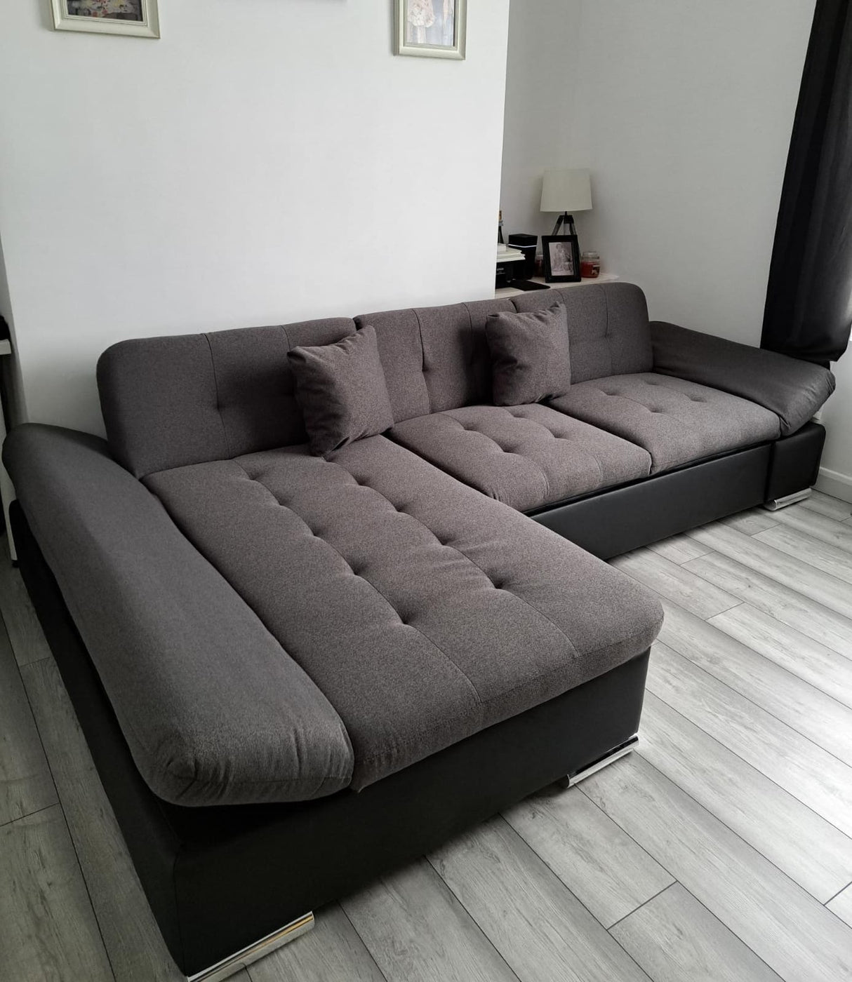 CORNER SOFA BED TOKYO 278cm TATUM 283 / SOFT 11 / SPRINGS + FOAMADJUSTABLE ARMRESTSLARGE SLEEPING AREALIFT UP STORAGE SPACEFOAM + WAVY SPRINGS TOP OF SOFA FABRIC TATUM CLICK HERE BTOOM FAUX LEATHER SOFT CLICK HEREAnna Furniture