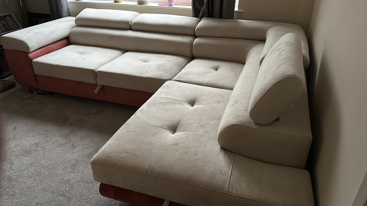 ASH II 273CM MONOLITH 02-61 WATER RESISTANT RIGHT CORNER / SPRINGS + FOAMWavy springs + foam Large sleeping areaASH II 273CM MONOLITH 02-61 WATER RESISTANT RIGHT CORNERMADE IN WATER RESISTANT MONOLITH FABRICCLICK HERE TO VIEW ALL COLORS Dimensions W: 273c