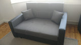 TWO SEATER SOFA BED BELLA II 137CM / SPRINGS + FOAM