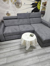 UNIVERSAL CORNER SOFA BED ASTEE 235CM CROWN18 EASY CLEAN FABRIC ADJUSTABLE HEADREST / SPRINGS + FOAMTHIS MODEL IS UNIVERSAL WHICH MEANS YOU CAN CHOOSE CORNER SIDE DURING ASSEMBLYADJUSTABLE HEADREST1X STORAGE SPACE MADE IN CROWN FABRIC CLICK HERETHIS MODEL