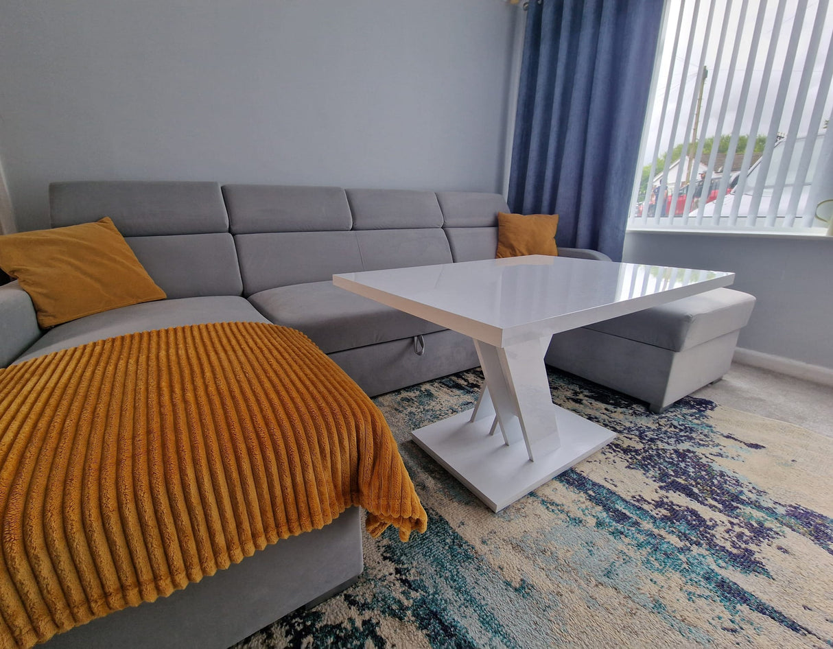 NEW! CORNER SOFA BED ASTEE U SHAPE EASY CLEAN FABRIC ADJUSTABLE HEADREST / SPRINGS + FOAMTHIS MODEL IS UNIVERSAL WHICH MEANS YOU CAN CHOOSE CORNER SIDE DURING ASSEMBLYProduct dimensions:- length: 306 cm- depth: 170 cm- seat depth: 60 cmADJUSTABLE HEADREST