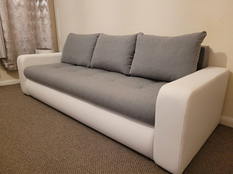 SOFA BED DAVY 228CM INARI 91 / MADRYT 920 / BONELL SPRINGS + FOAM - Anna Furniture