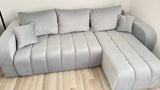 CORNER SOFA BED VENA 238CM universal RIGHT/LEFT CORNER / FOAM STAIN PROOF FABRIC
