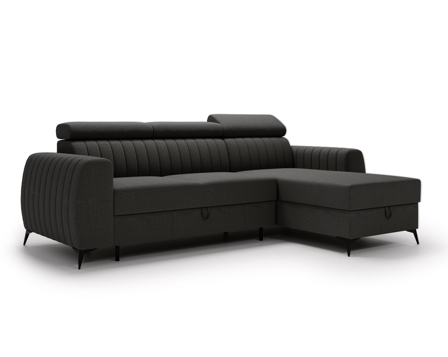 UNIVERSAL CORNER AURA 258CM / SPRINGS + FOAM CHOICE OF COLOR