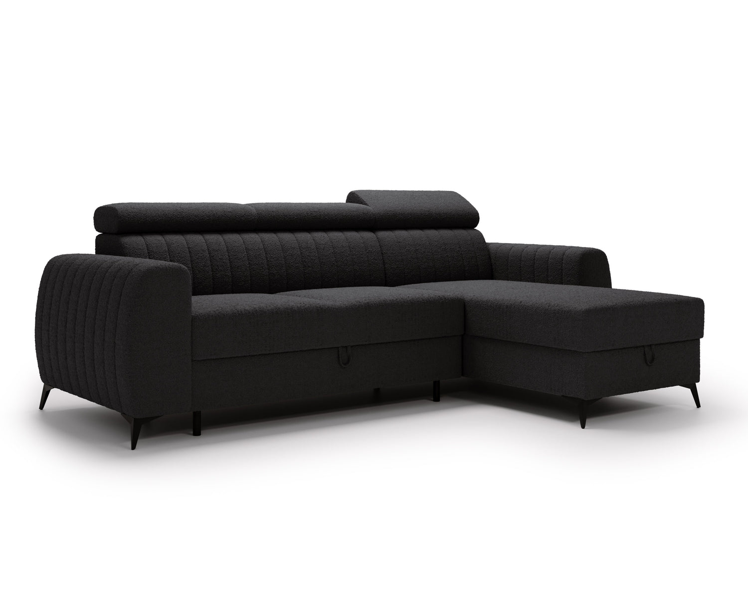 UNIVERSAL CORNER AURA 258CM / SPRINGS + FOAM CHOICE OF COLOR