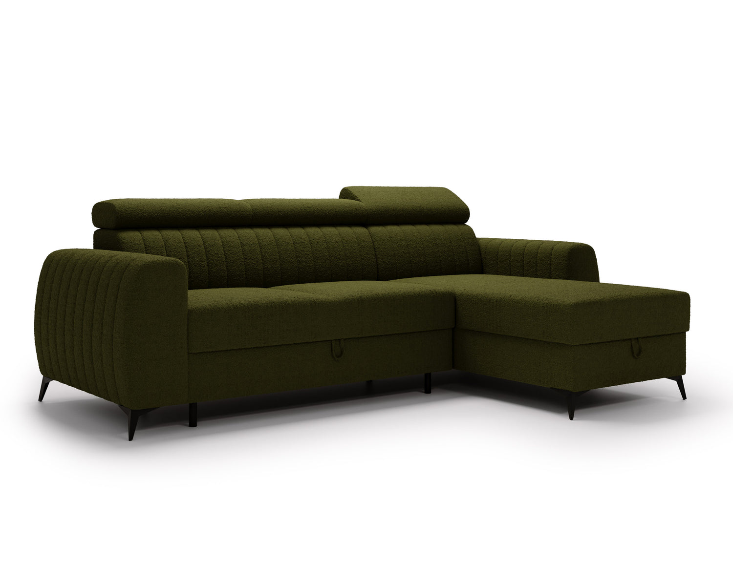 UNIVERSAL CORNER AURA 258CM / SPRINGS + FOAM CHOICE OF COLOR