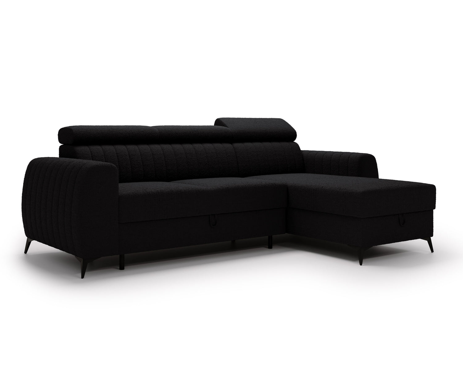 UNIVERSAL CORNER AURA 258CM / SPRINGS + FOAM CHOICE OF COLOR