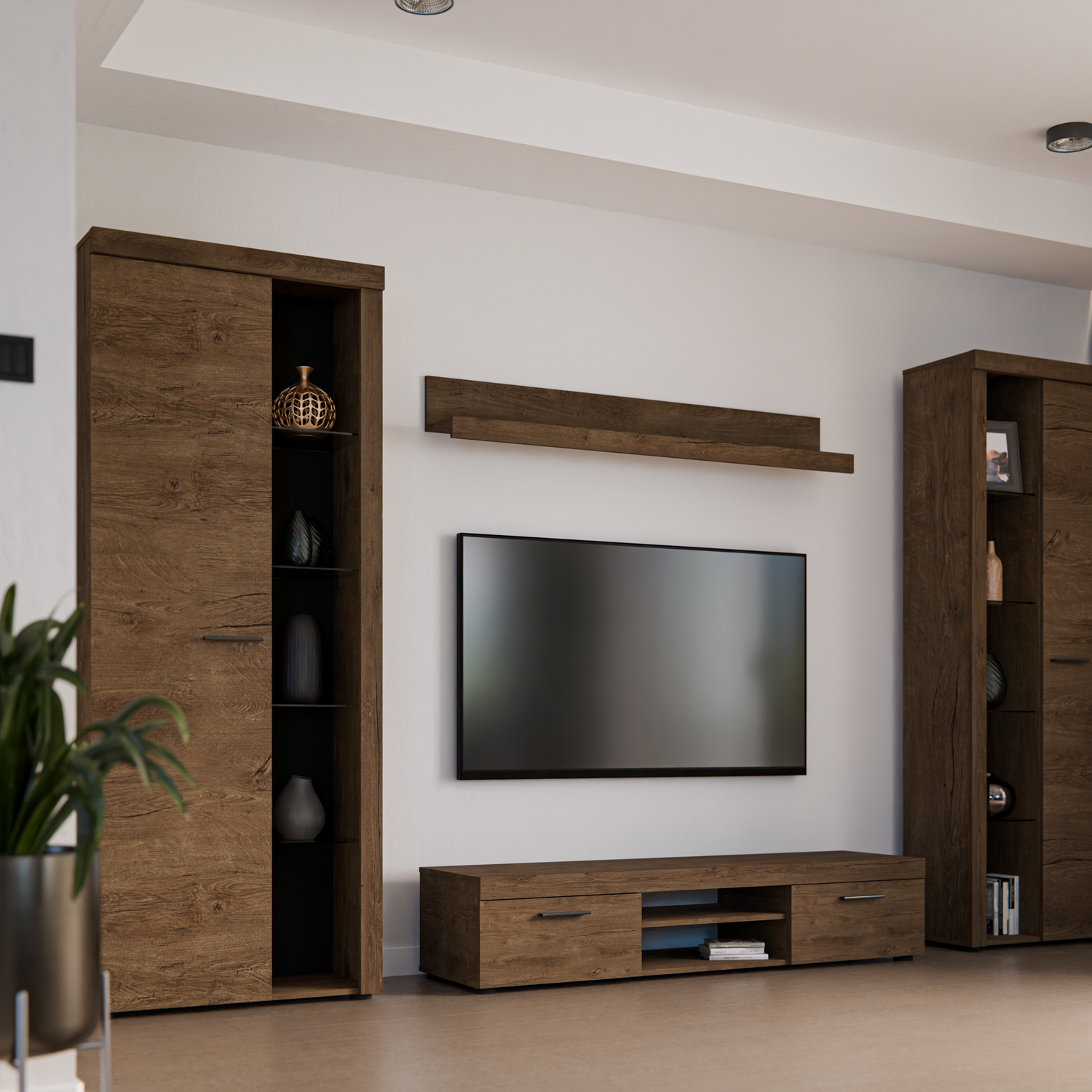 TV WALL UNIT ROMA XL LEFKAS - Anna Furniture