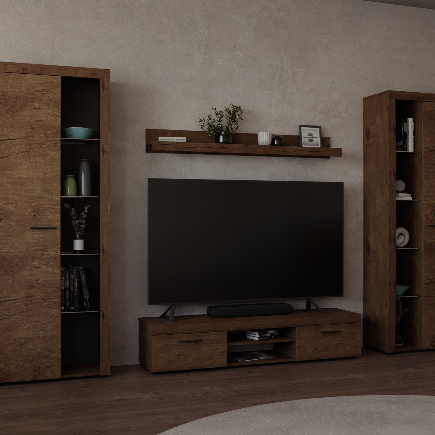 TV WALL UNIT ROMA XL LEFKAS - Anna Furniture