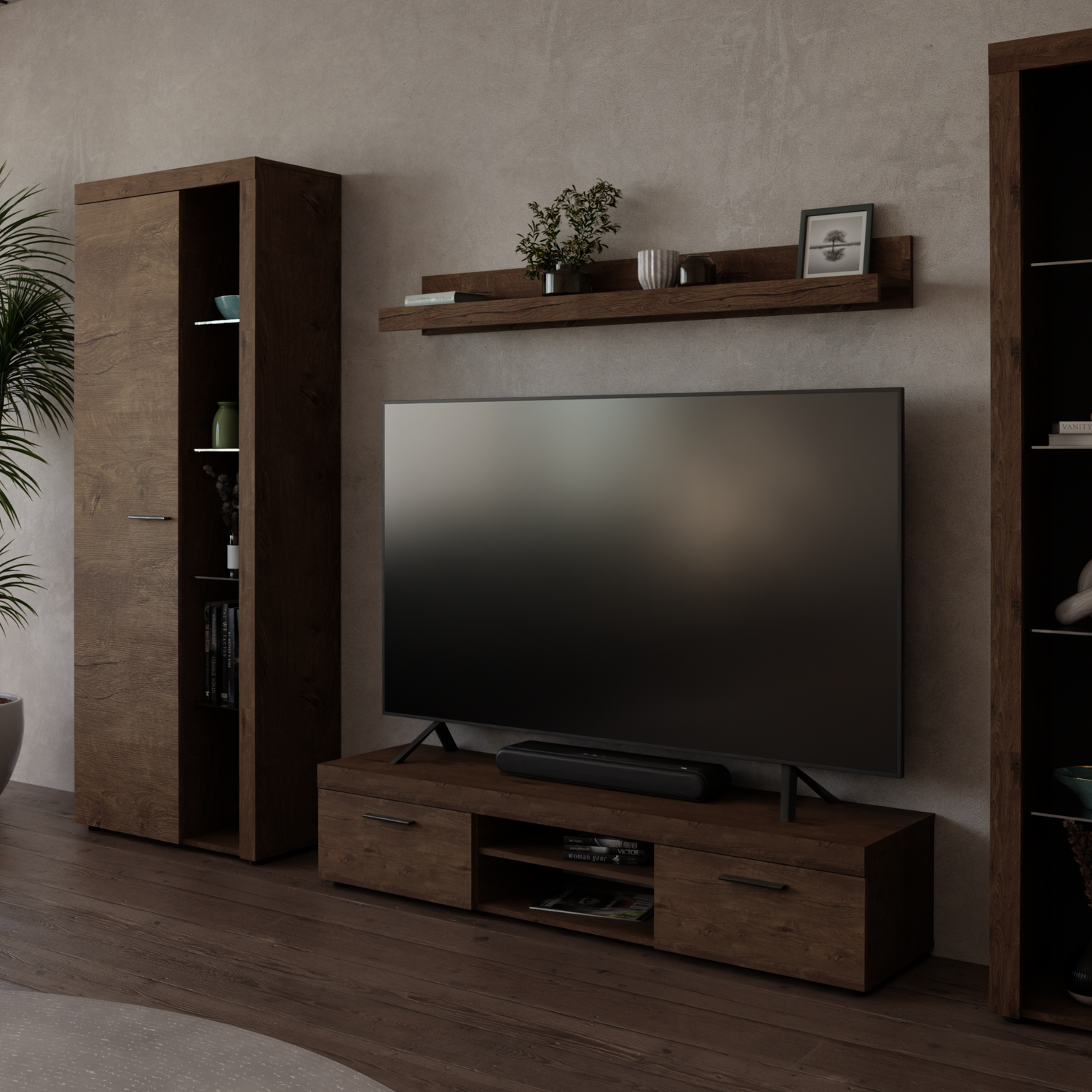 TV WALL UNIT ROMA XL LEFKAS - Anna Furniture
