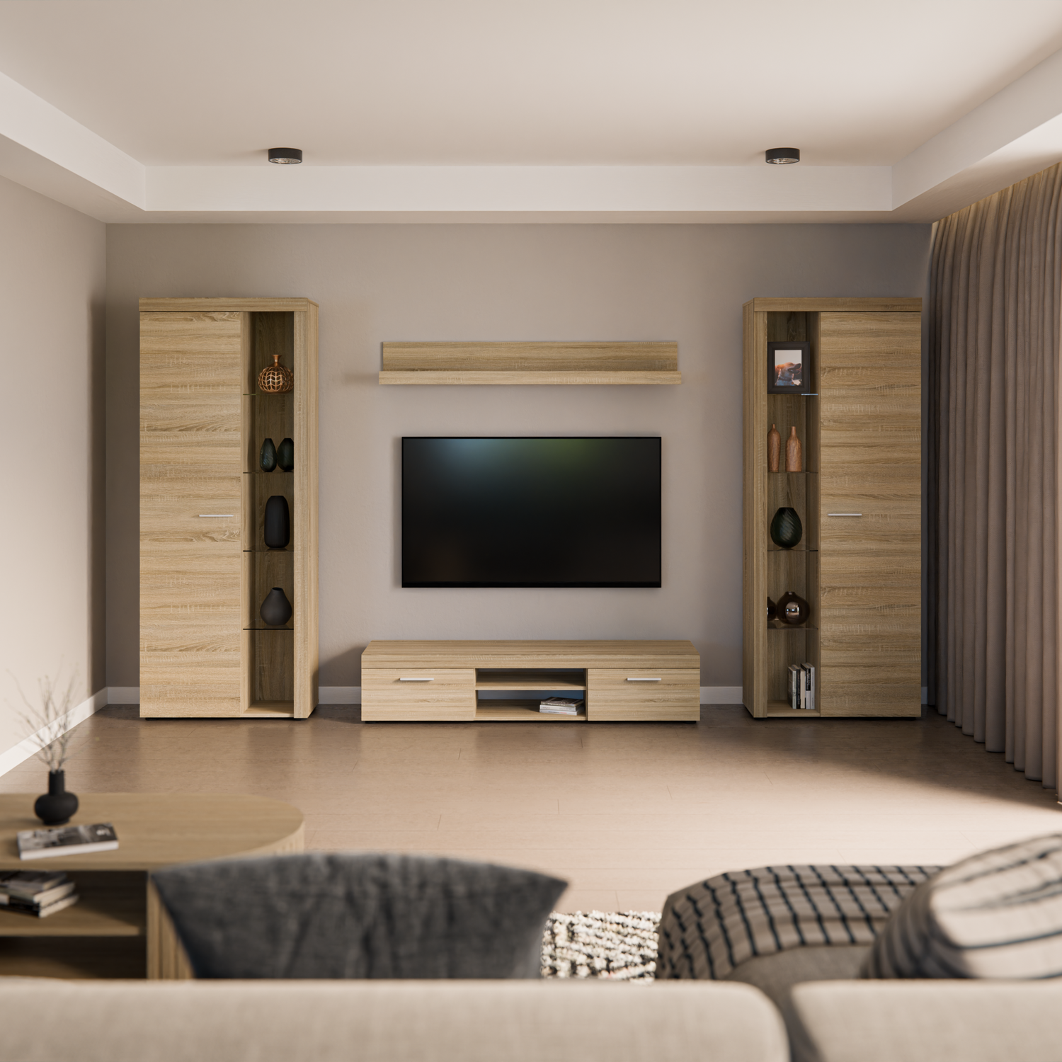 TV WALL UNIT ROMA XL SONOMA - Anna Furniture