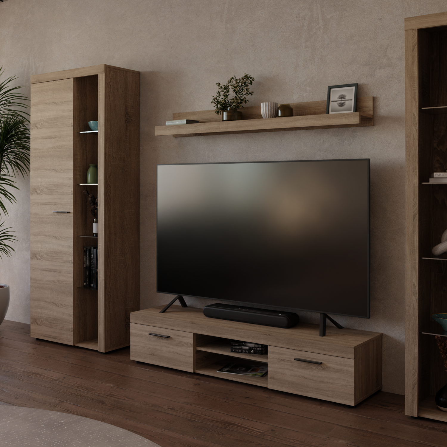 TV WALL UNIT ROMA XL SONOMA - Anna Furniture